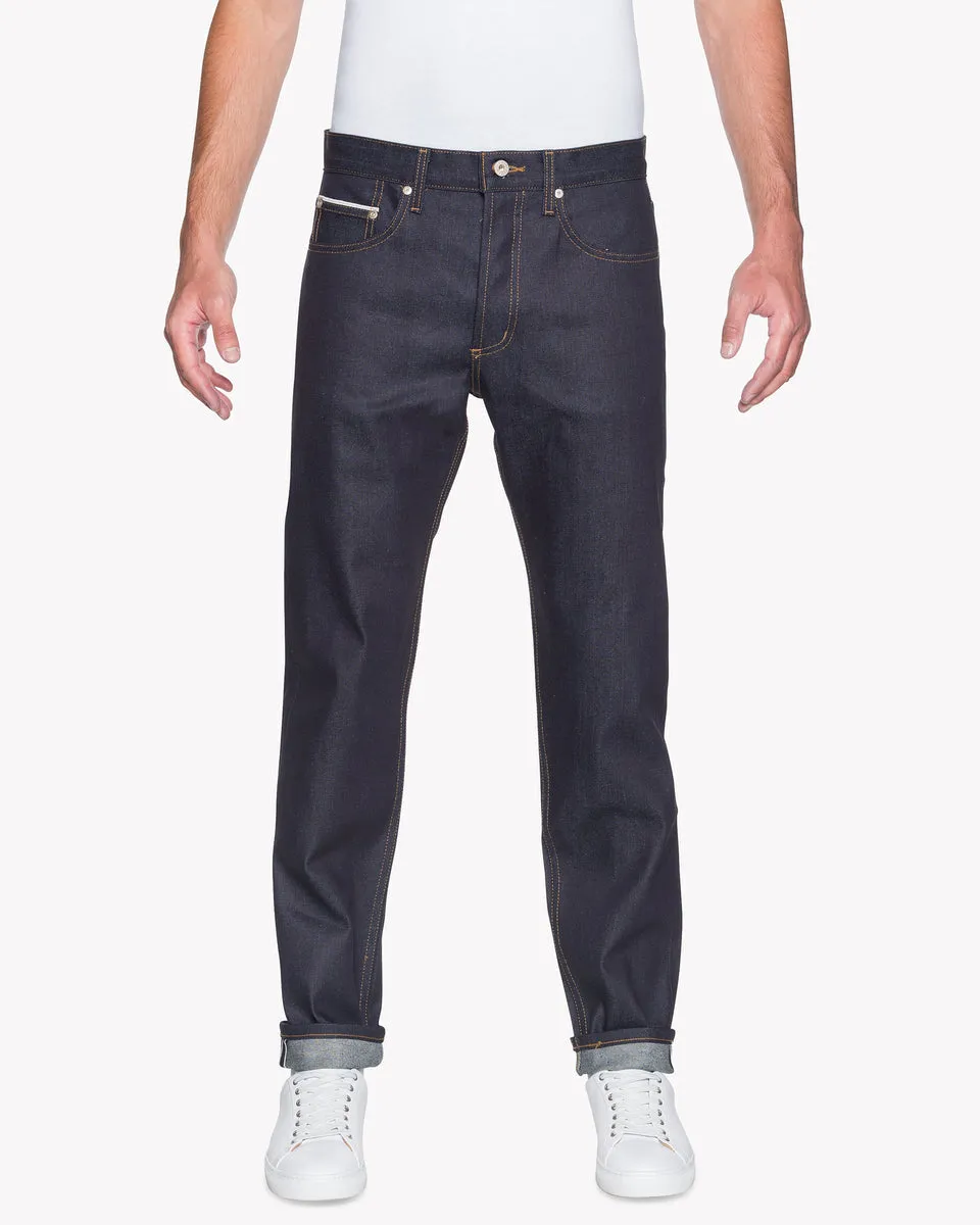 Naked & Famous Denim Easy Guy Relaxed Tapered Mens Jeans - Nightshade Stretch Selvedge