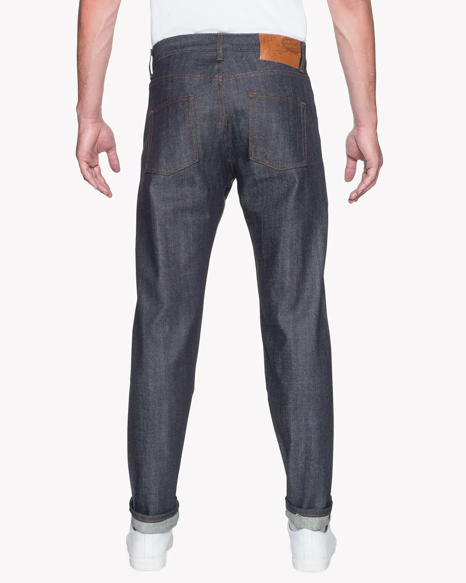 Naked & Famous Denim Easy Guy Relaxed Tapered Mens Jeans - Stretch Selvedge