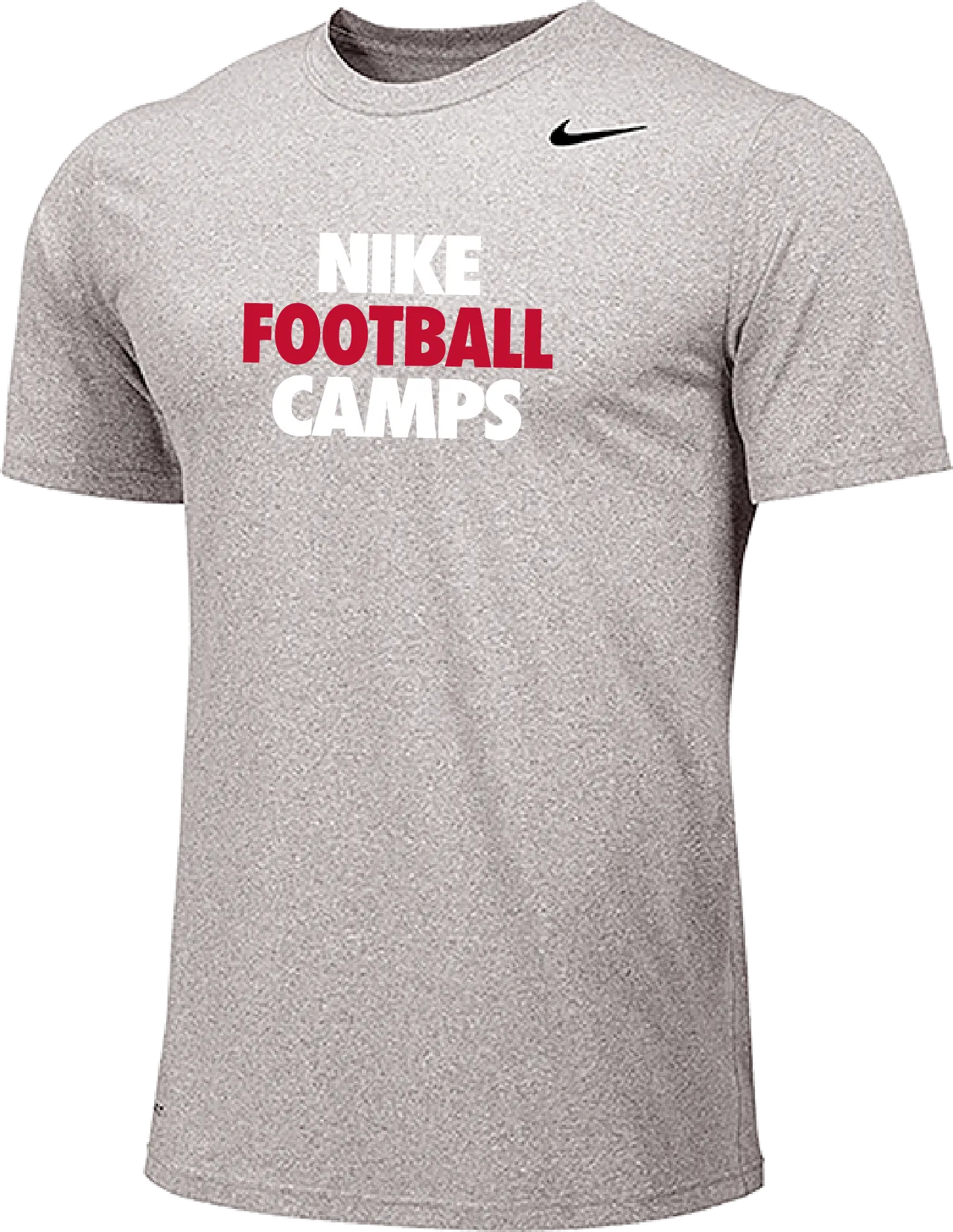 Nike Football Camps Short Sleeve Dri-Fit Tee - Carbon Heather