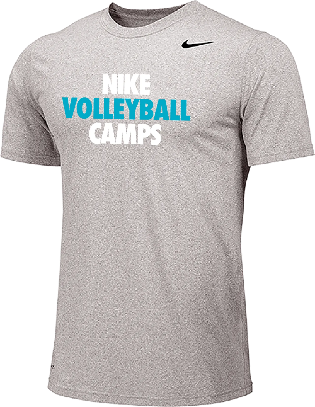 Nike Volleyball Camps Short Sleeve Dri-Fit Tee - Carbon Heather