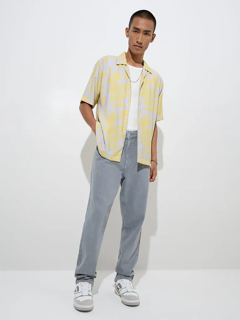 Nuon Grey Relaxed - Fit Mid - Rise Jeans
