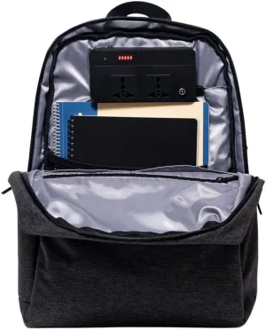Pack Smart Bag, travel backpack integrated power 4 AC & 4 USB ports (Gray)