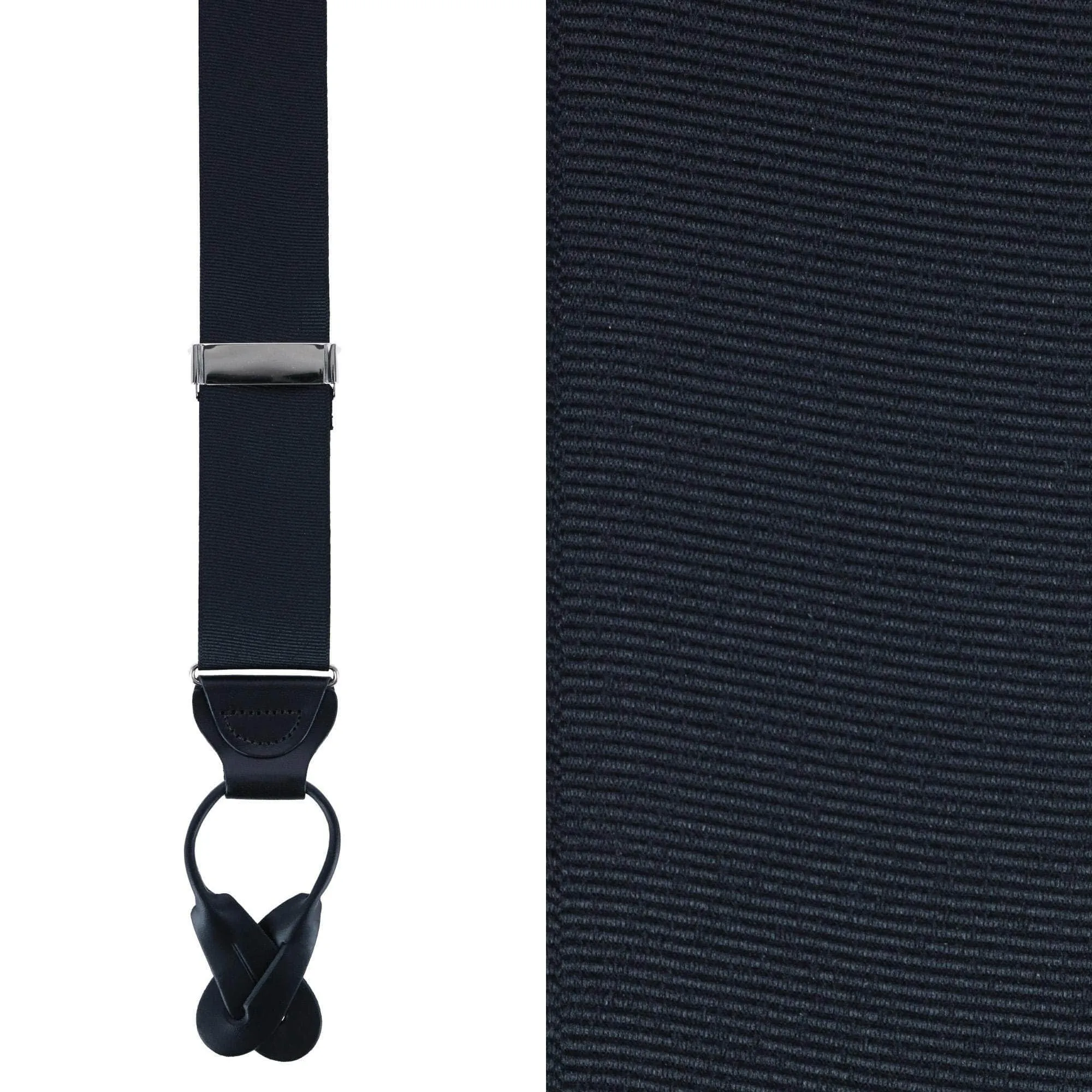 Phoenix 38mm Grosgrain Non Stretch Ribbon Button End Braces