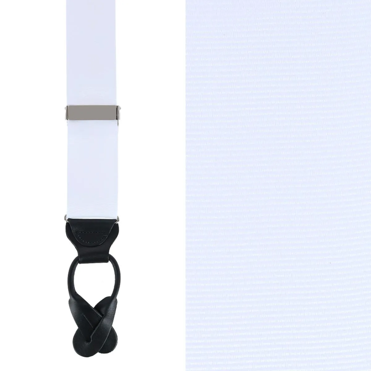 Phoenix 38mm Grosgrain Non Stretch Ribbon Button End Braces