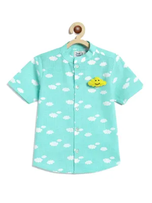 Pre-Order: Boys Cloud Chaser Shirt-Blue