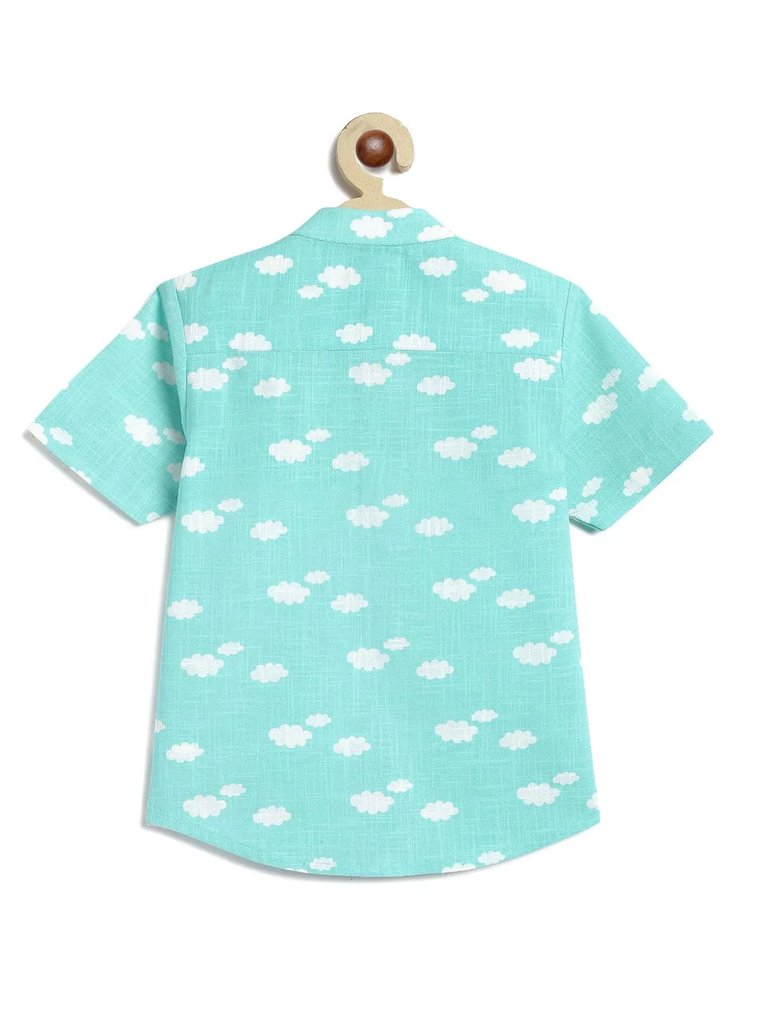 Pre-Order: Boys Cloud Chaser Shirt-Blue