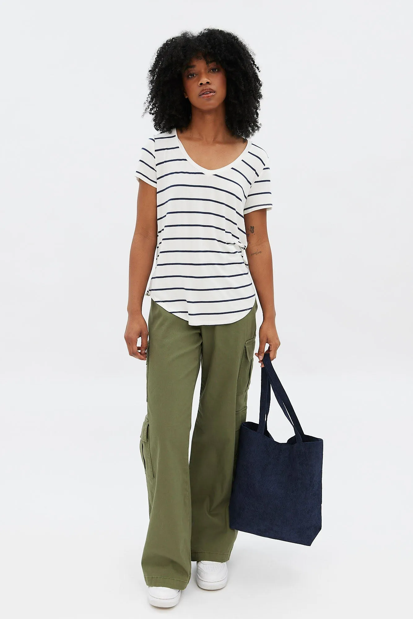 Relaxed V-Neck Tee