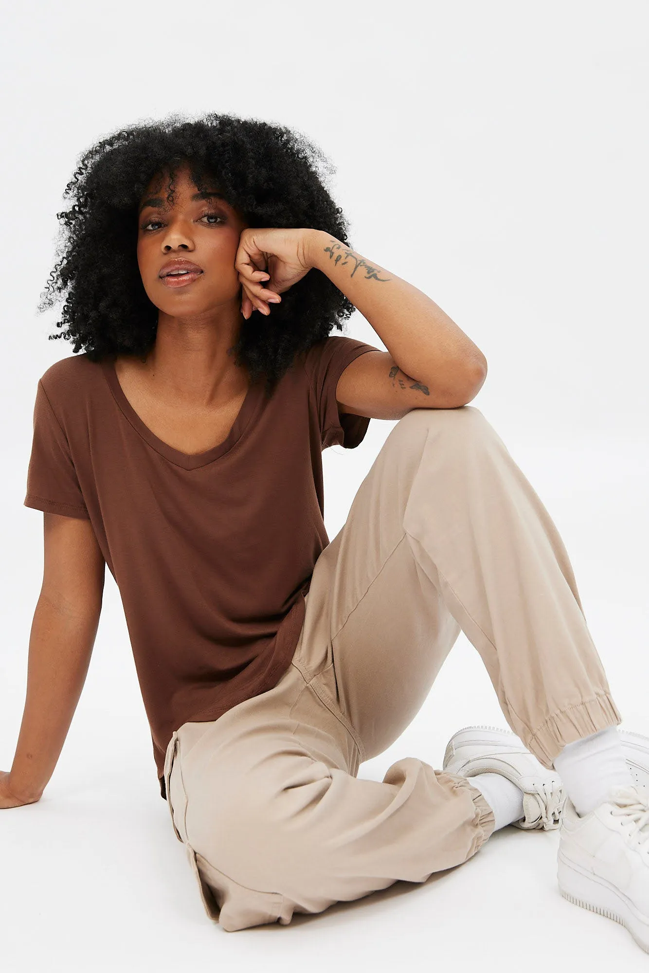 Relaxed V-Neck Tee