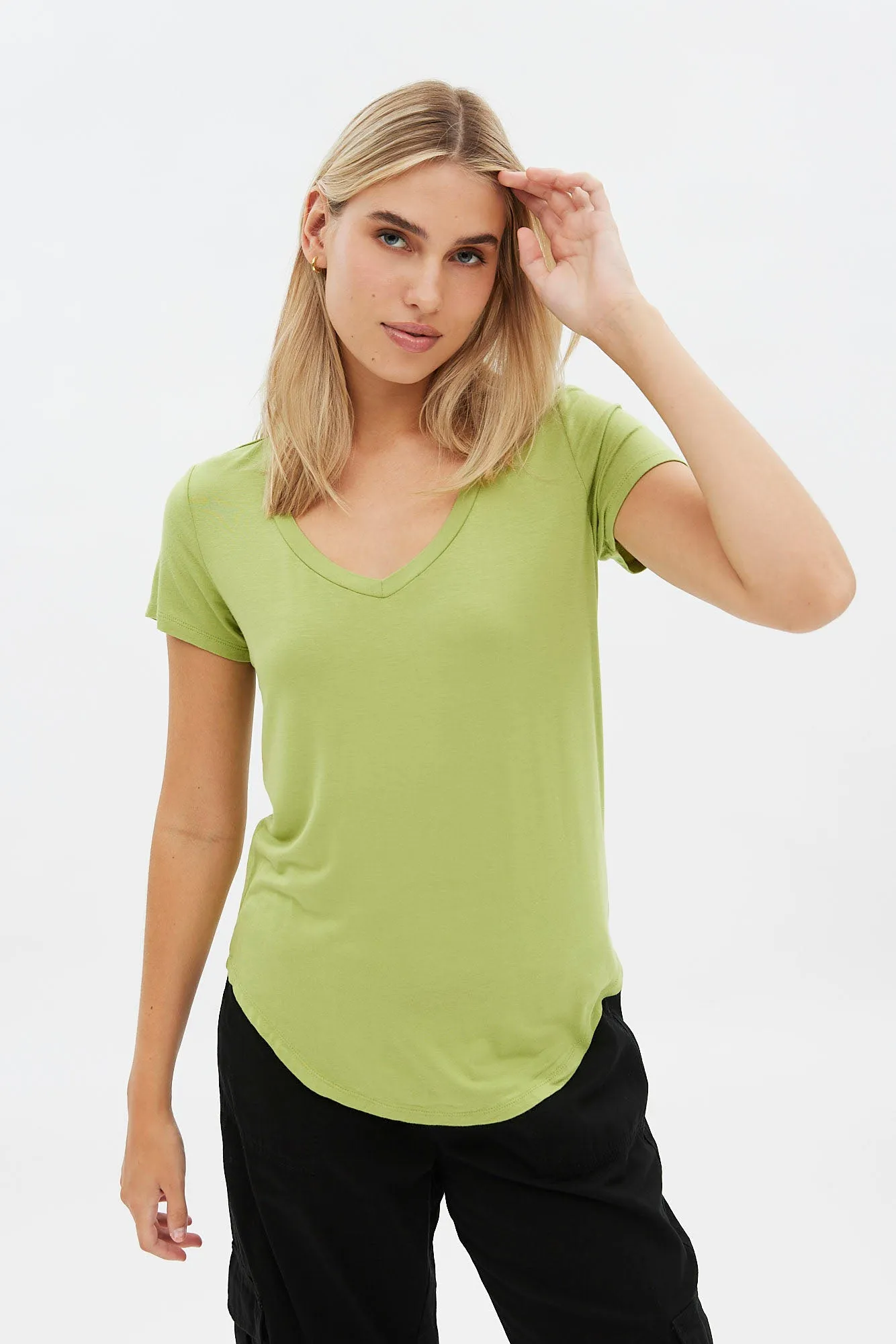 Relaxed V-Neck Tee