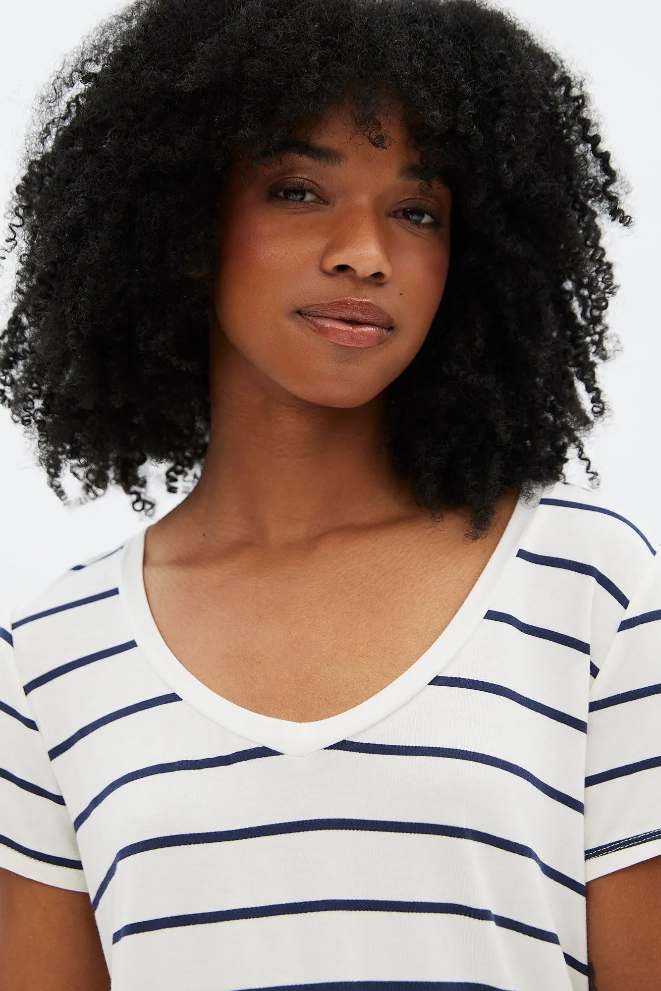 Relaxed V-Neck Tee