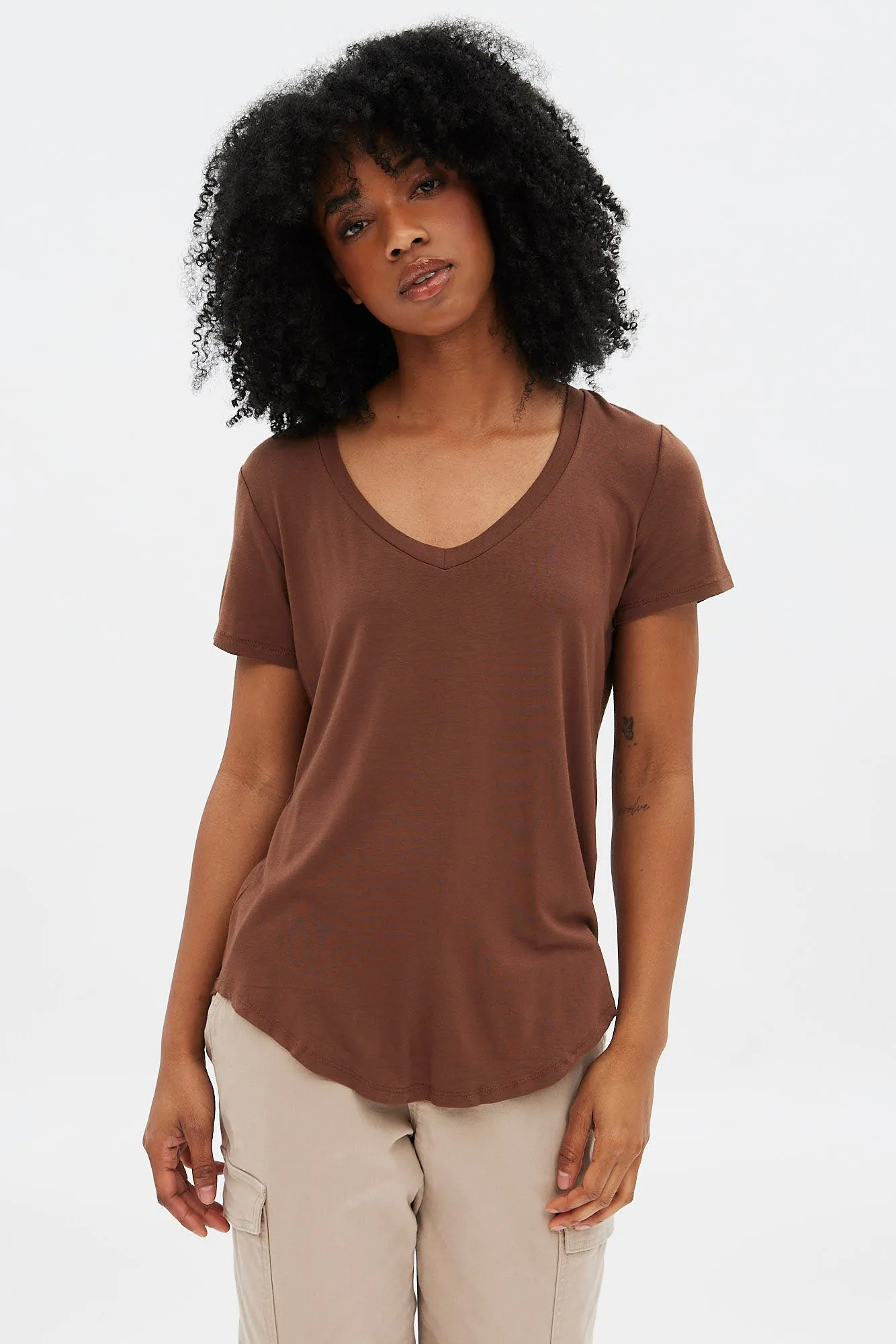 Relaxed V-Neck Tee