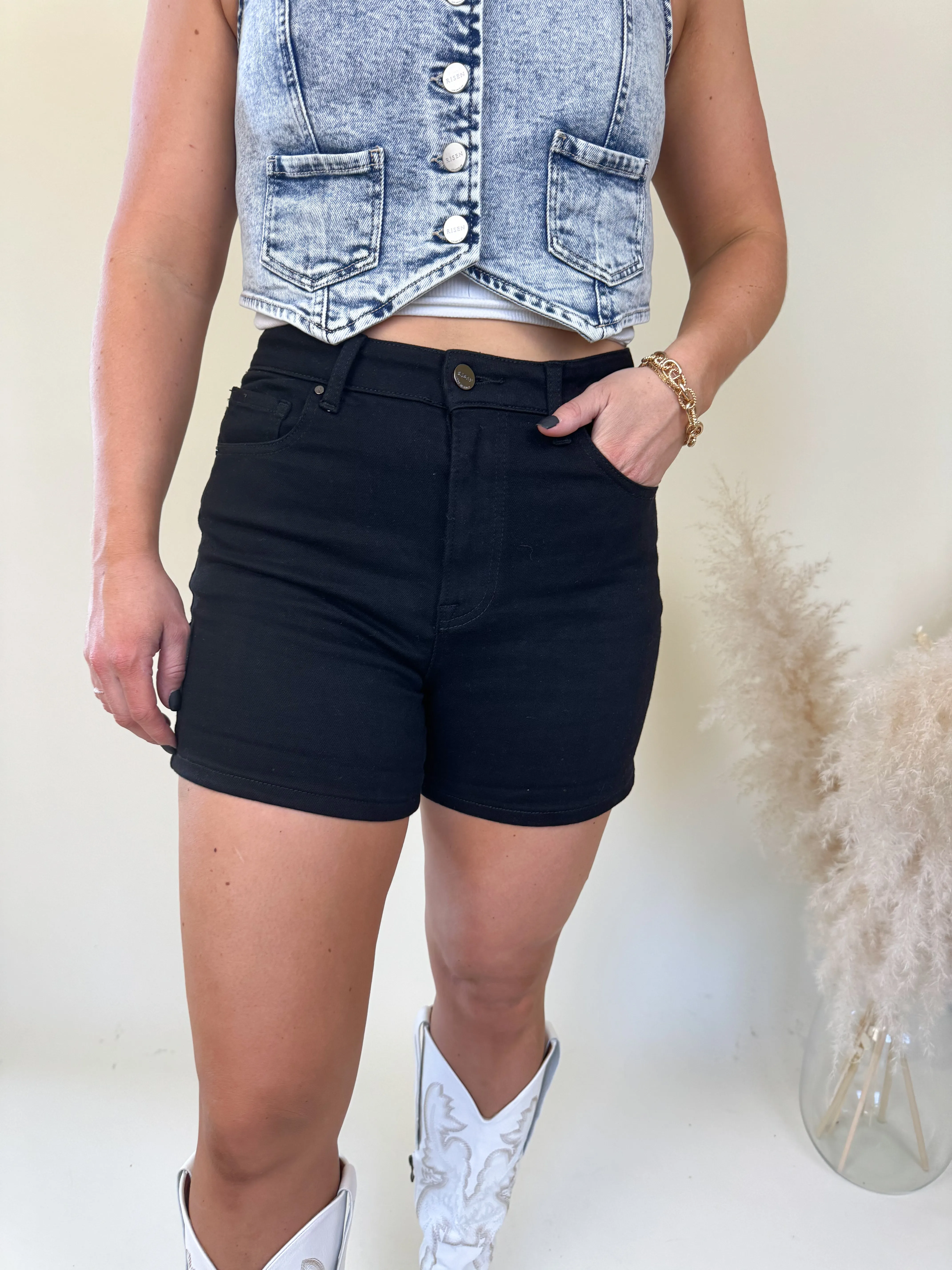 Risen Black Shorts FINAL SALE