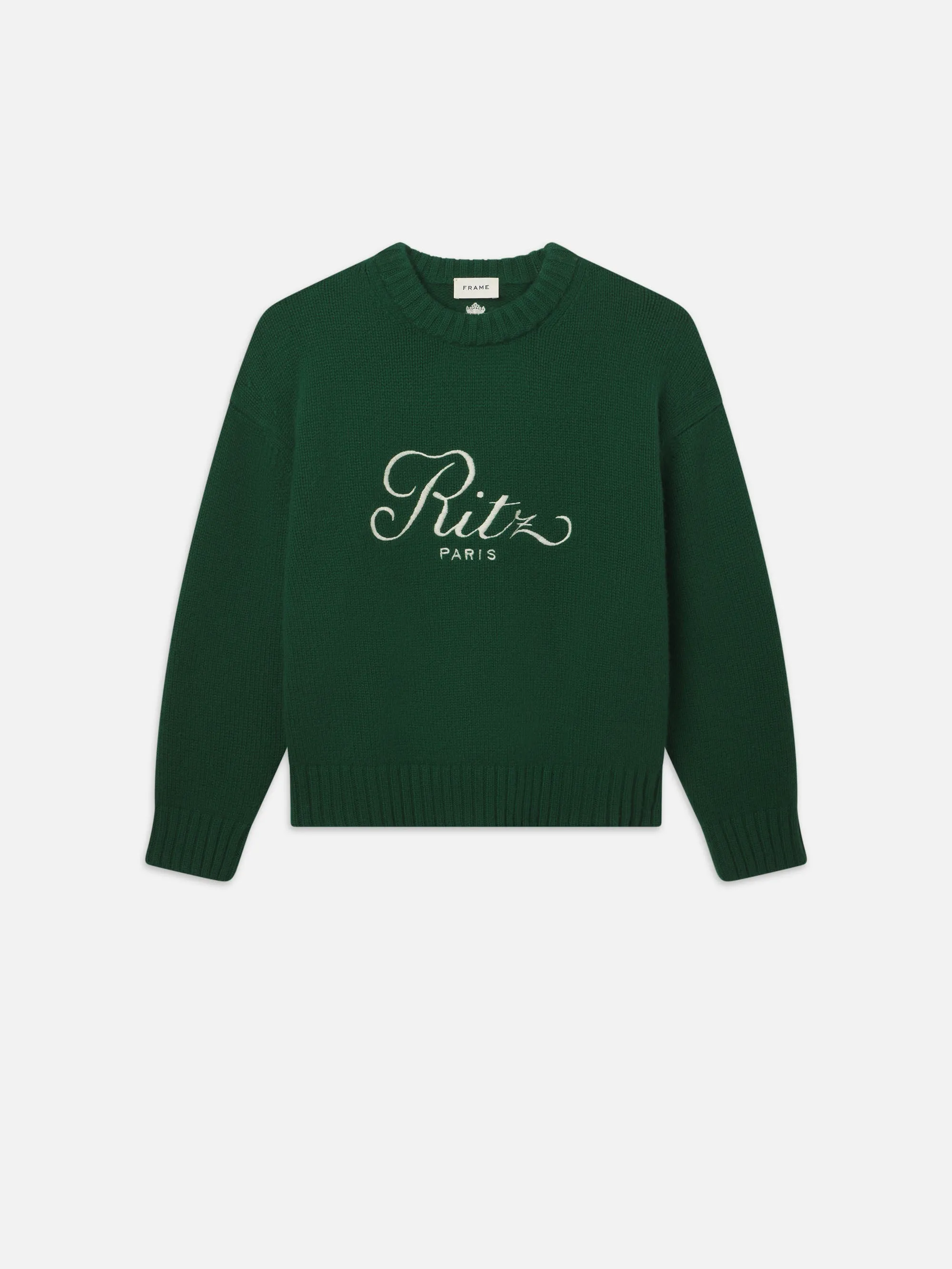 Ritz Unisex Cashmere Sweater -- Hunter Green