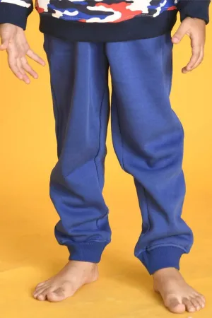 ROYAL FLEECE WARM BOYS JOGGER - ROYAL