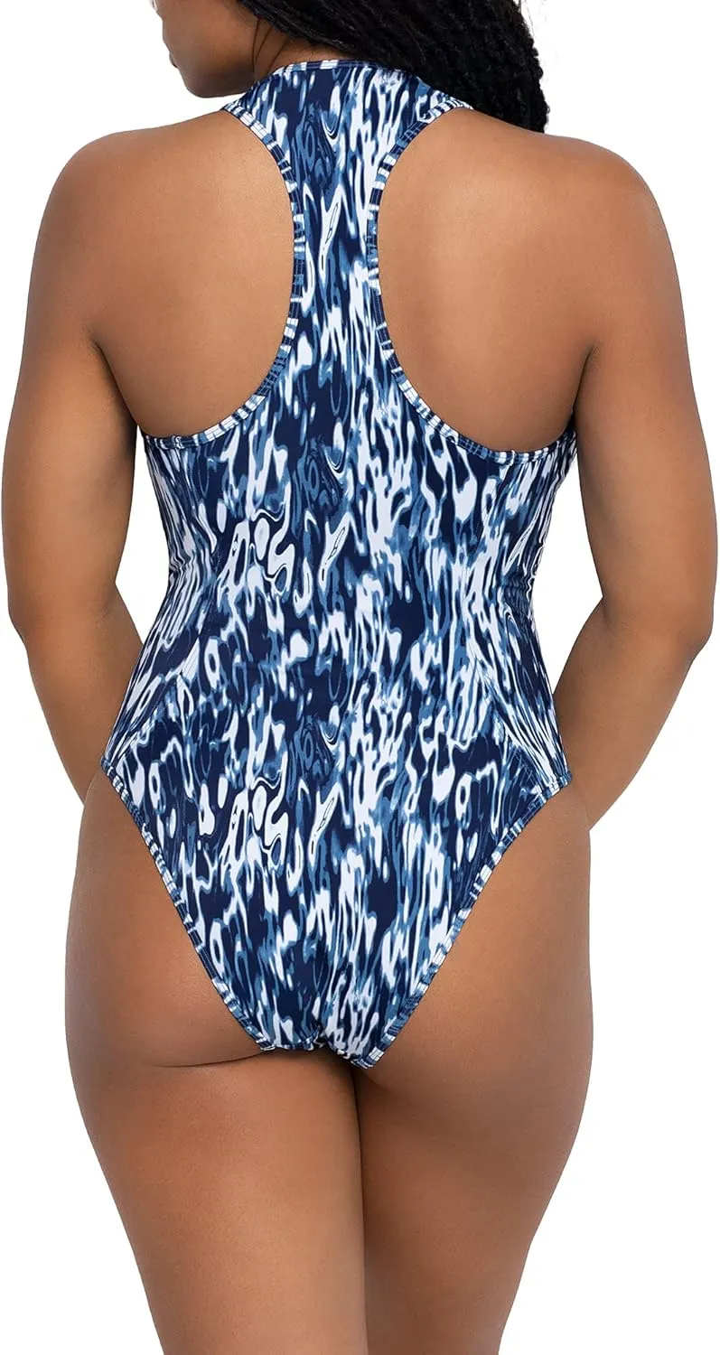 Smart & Sexy Women's Racerback One Piece Swimsuit