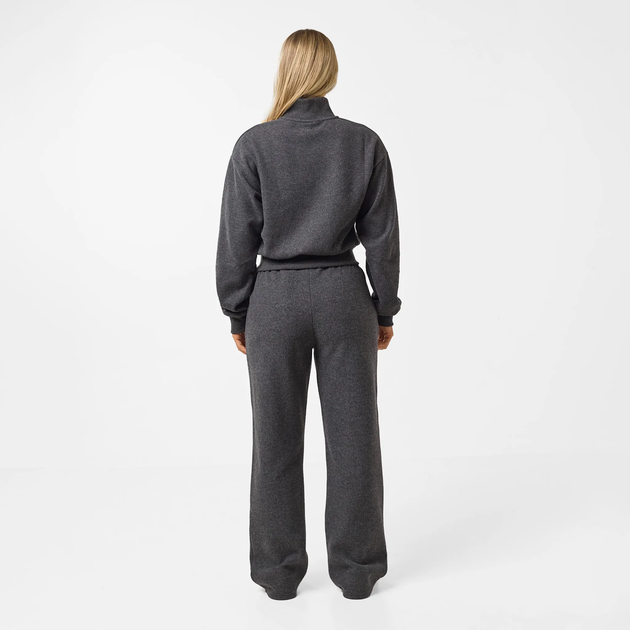Soft Knit Bomber Tracksuit | Charcoal