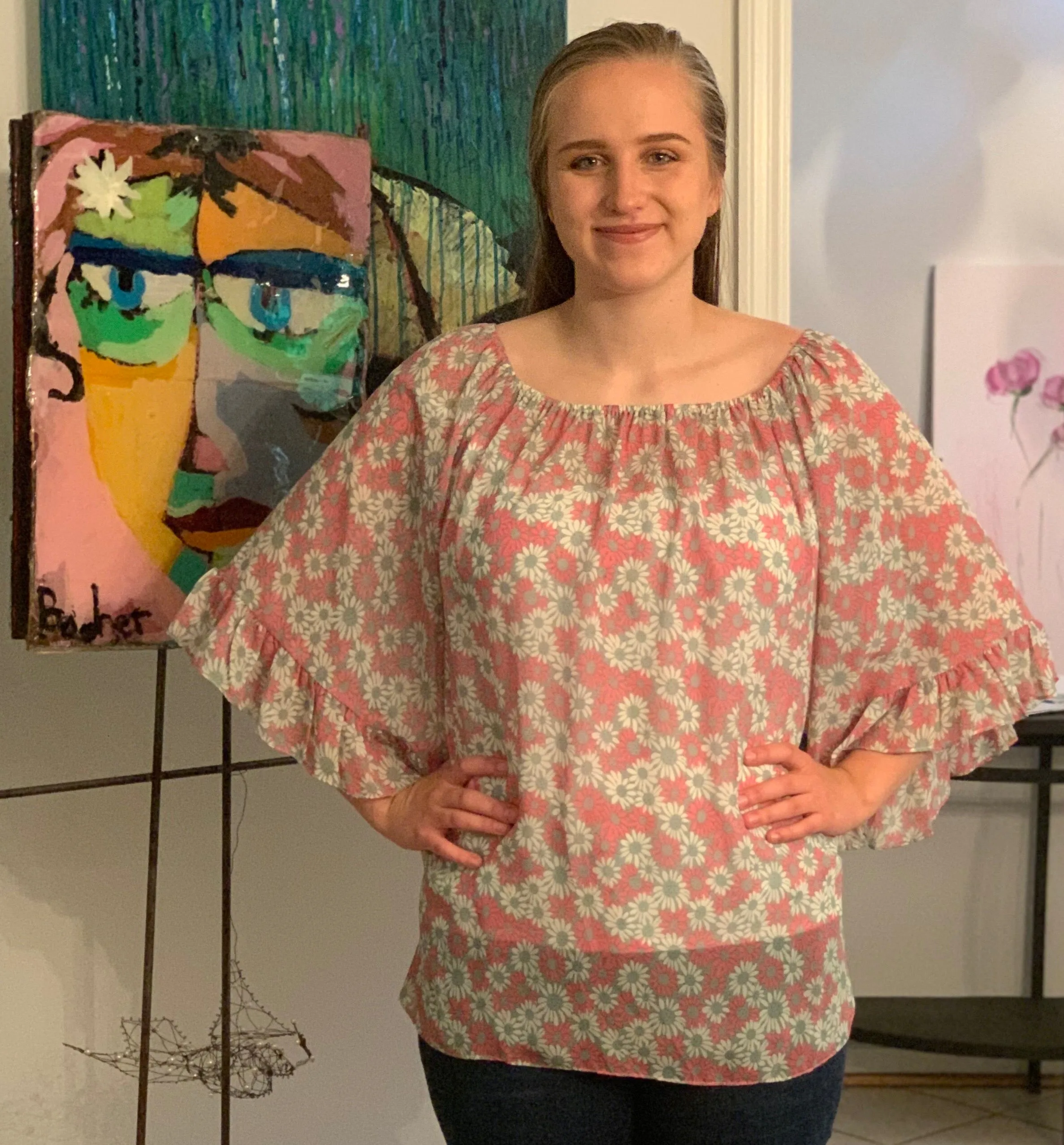 Sweet Floral Tunic