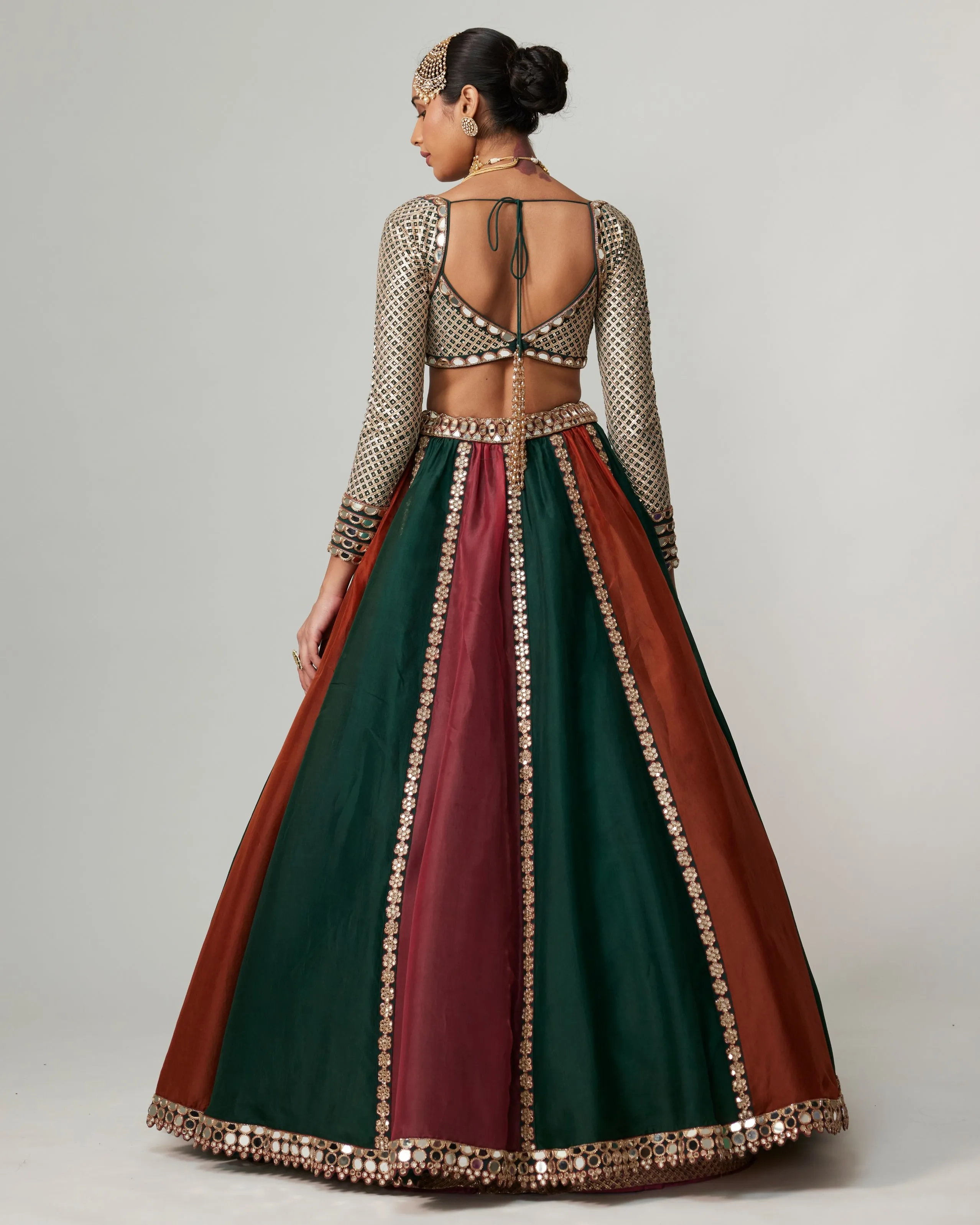Vibrant Cranberry Tone Lehenga Set