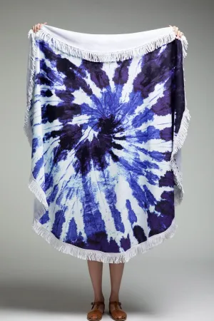 Vibrant Round Beach Towel
