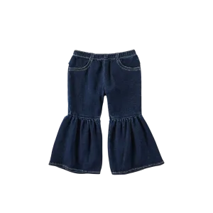 Wrangler Kid's Baby Girl Ruffle Leg Flare Lacey Jean
