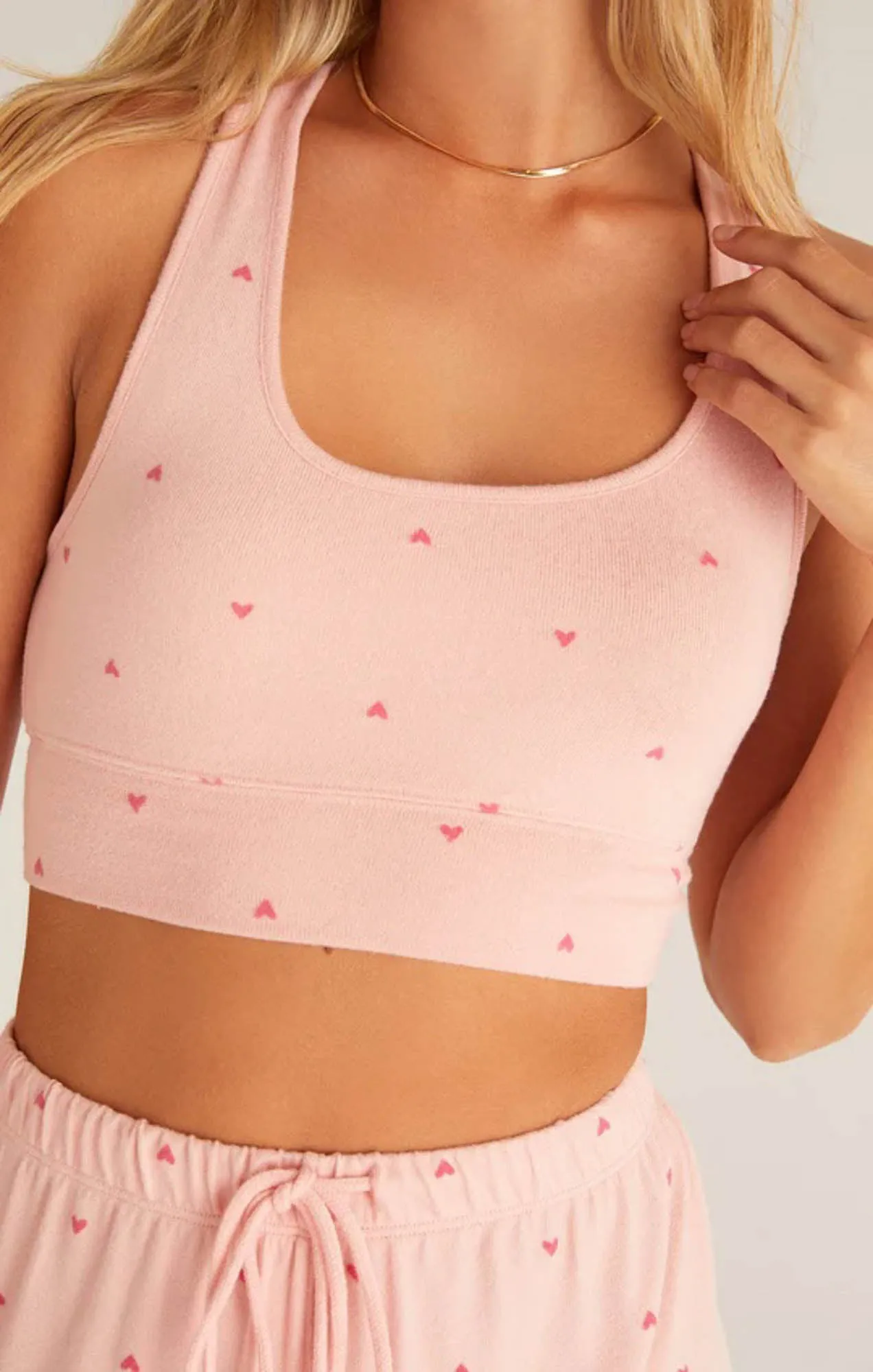 Z Supply Sia Heart Tank Bra